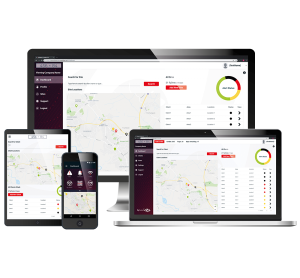 Permanentes Monitoring via Smartphone oder Web App